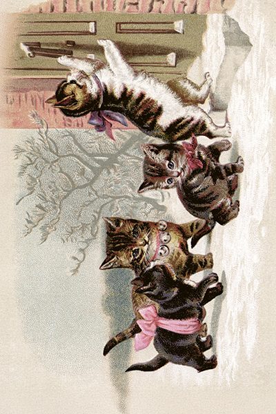 Vintage vykort, 10x15 cm. 